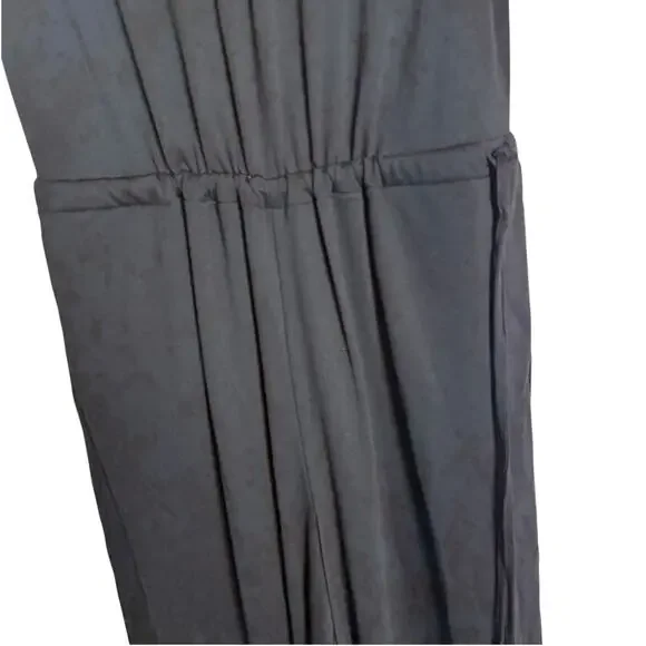 Sweaty Betty Black Cruise Wide Leg V-Neck Sleeveless Travel Jumpsuit Size XS - Picture 6 of 10